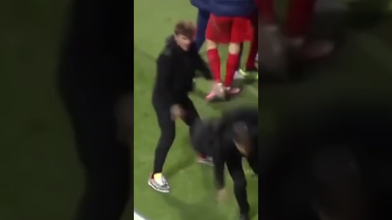 Antoine Griezmann SHOVES Diego Simeone 🤔 | #shorts