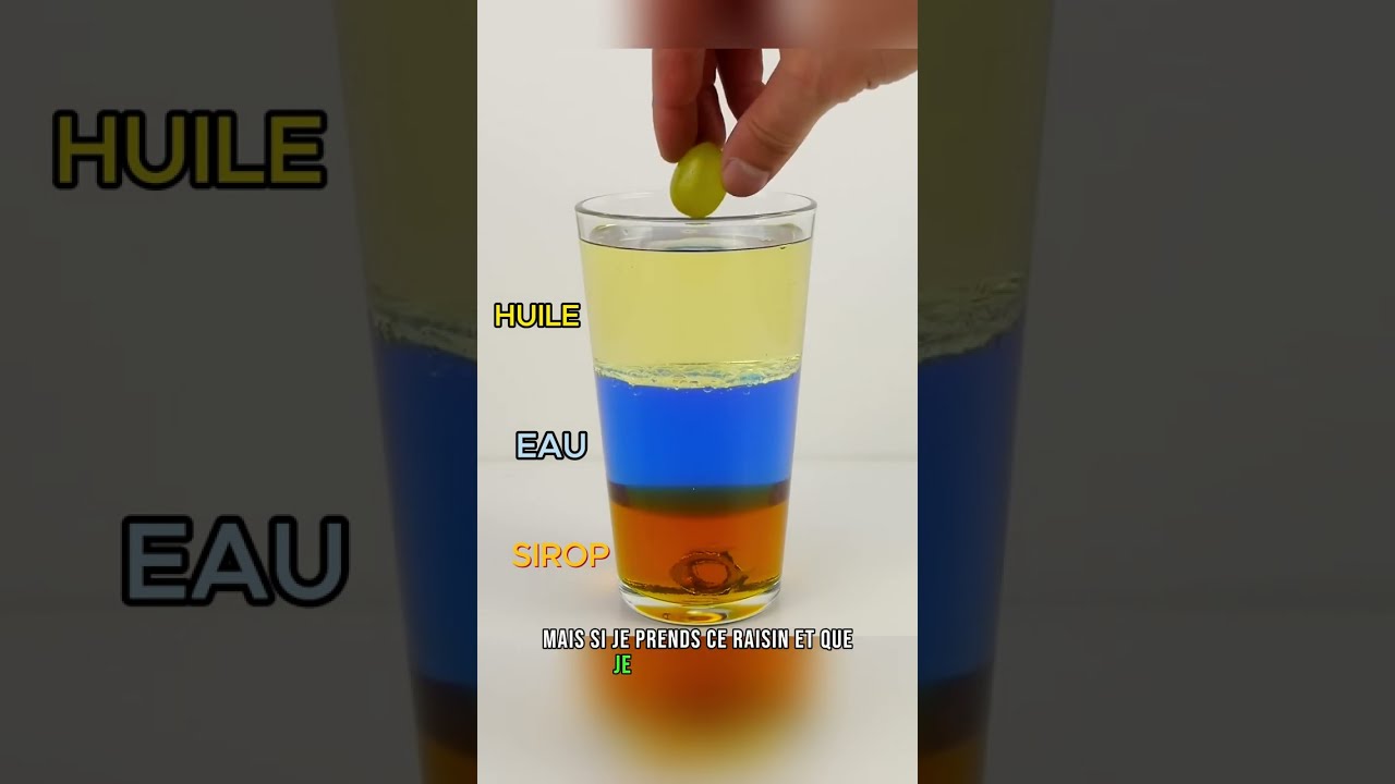 L'expérience pour comprendre la densité !