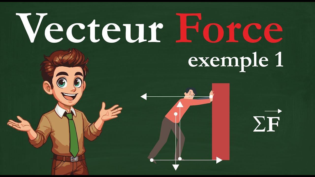 Tracer un vecteur force - exemple 1 (Physique-Chimie Seconde)