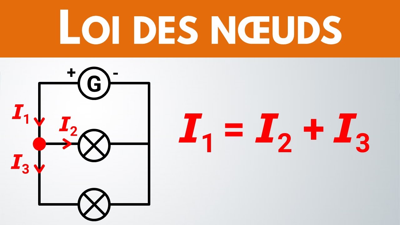Comment calculer l'intensité du courant ? | Physique-Chimie
