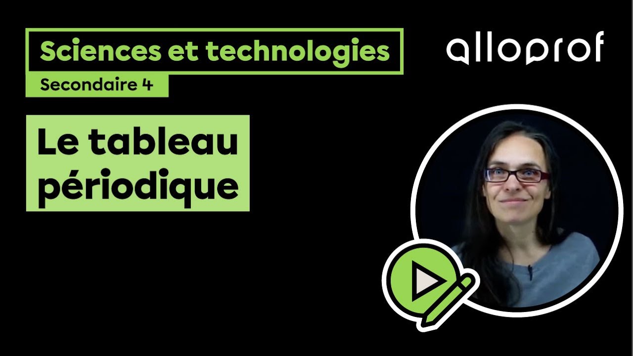 Le tableau périodique | Sciences et technologies | Alloprof