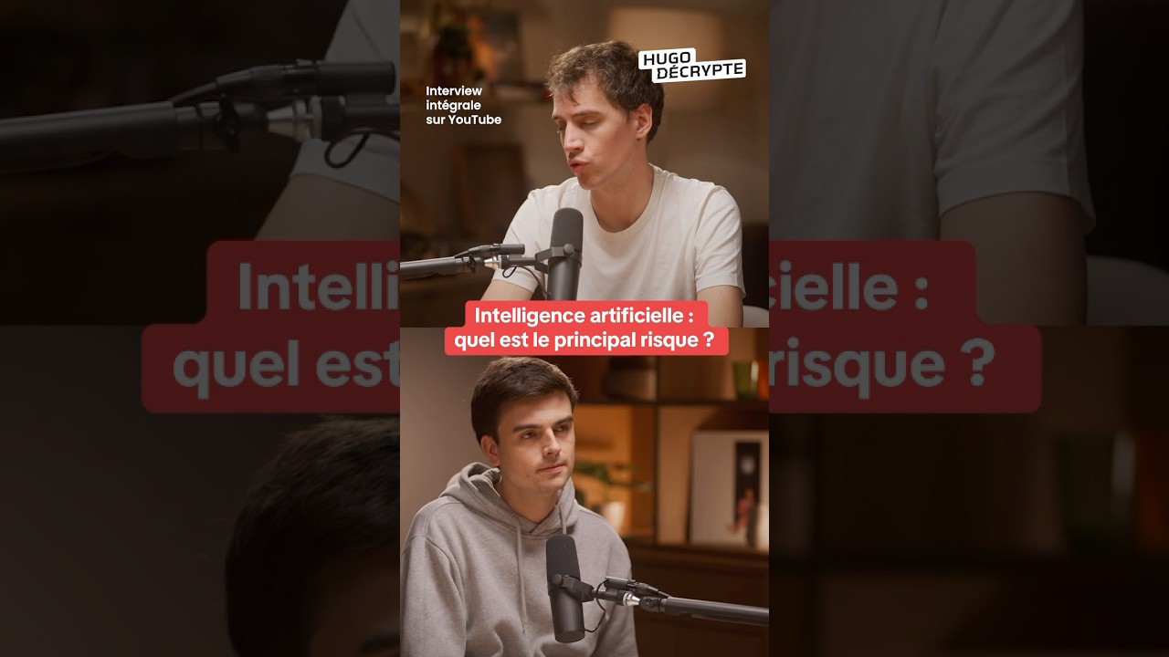 Intelligence artificielle : quel est le principal risque ? L'avis d'Arthur Mensch