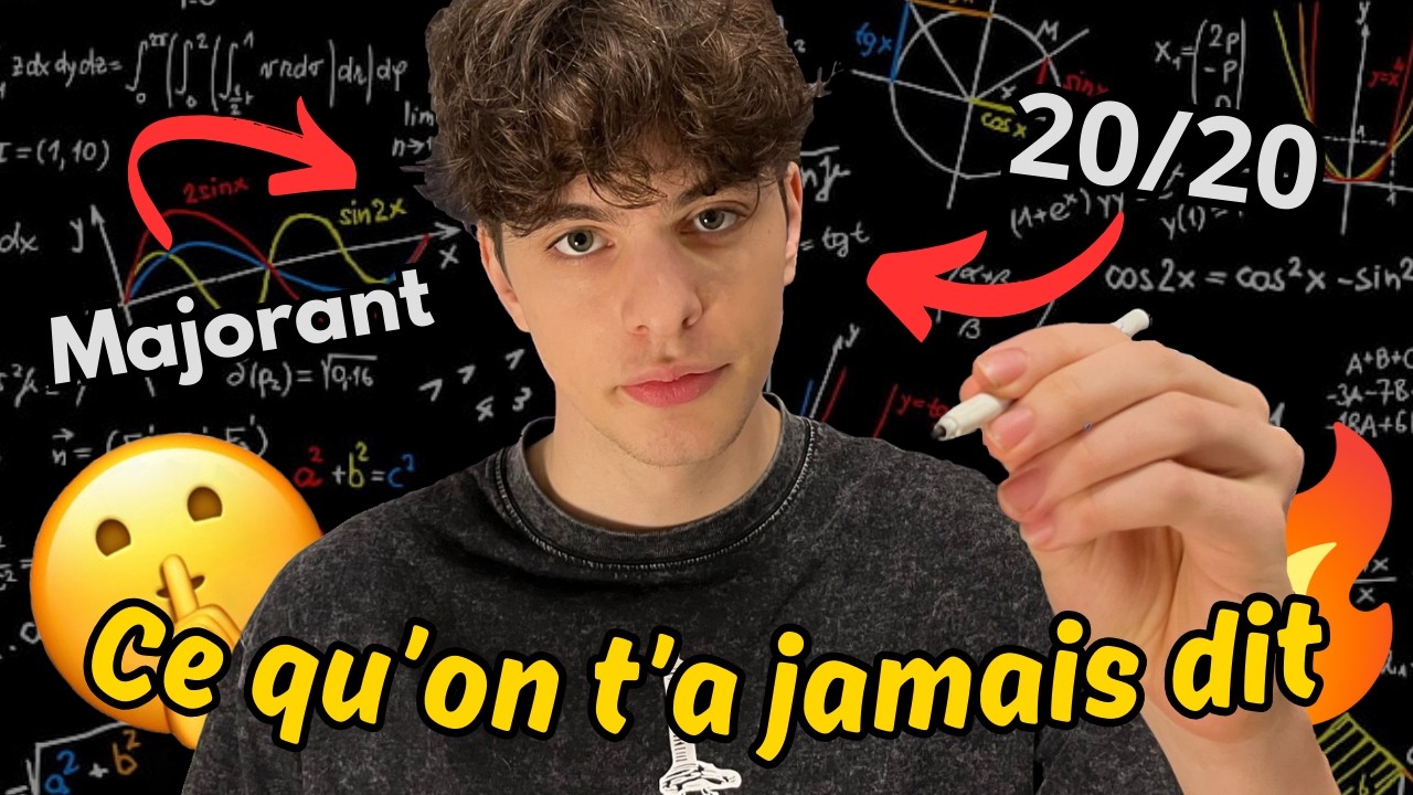 Comment devenir EXCELLENT en MATHS sans travailler dur ?