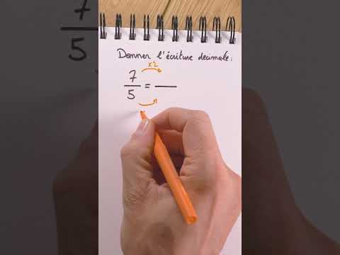 Astuce pour écrire sous forme décimale ! | Fractions | Math 5eme