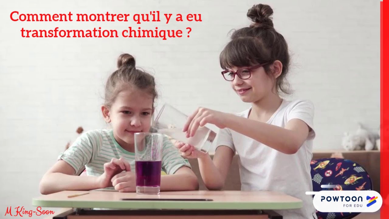 Comment reconnaître qu'une transformation chimique a eu lieu ?