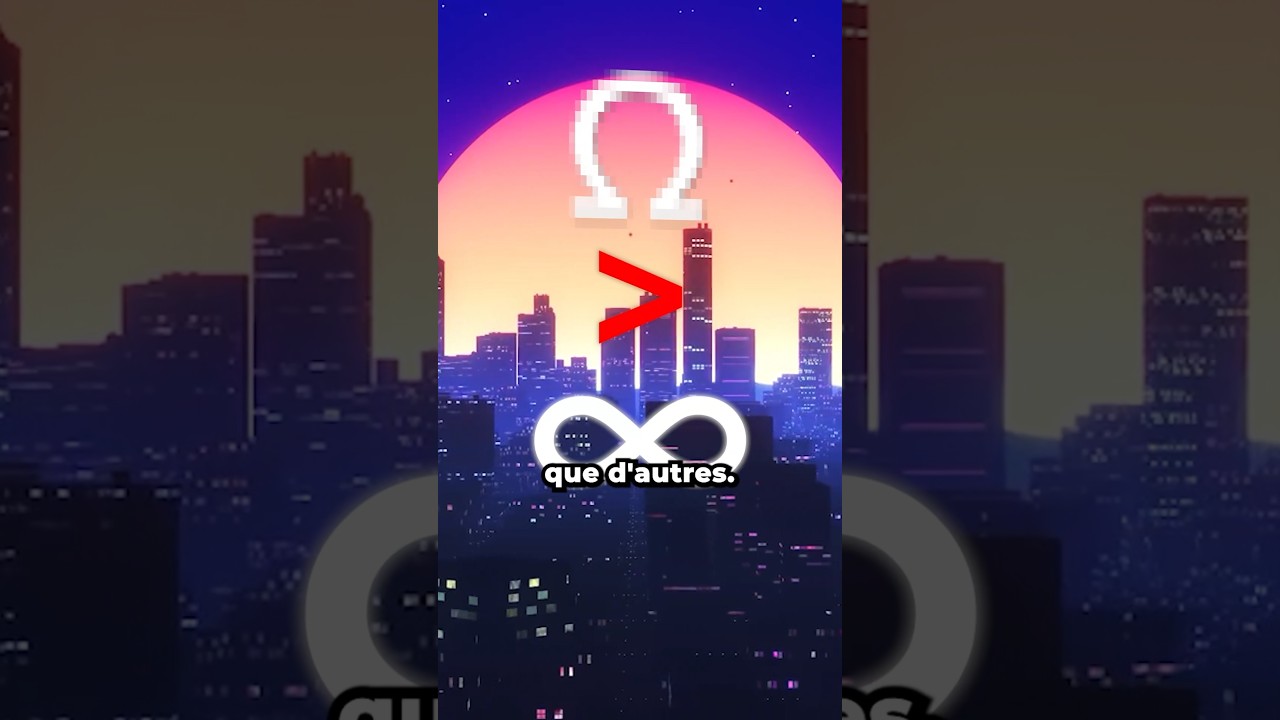 LE PLUS GRAND INFINI ? 😱 #science #maths