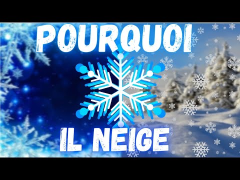 Pourquoi il NEIGE et Comment se forment les FLOCONS ?! (+annonce)