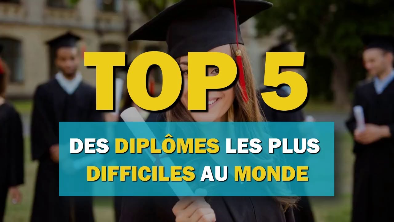 Top 5 des diplômes les plus difficiles au monde