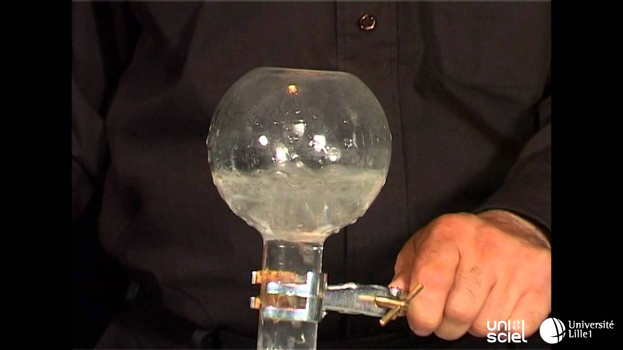 Faire bouillir de l'eau en dessous de 100°C (le bouillant de Franklin)